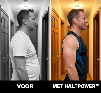 Voor en na met HaltPower in de hal
