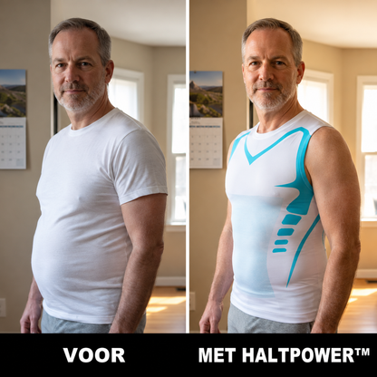Voor en na met HaltPower in de woonkamer